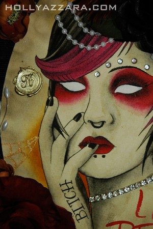 Holly Azzara - Whore Self Portrait For Art Show